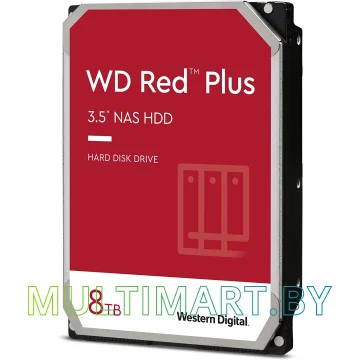 Жесткий диск WD Red Plus 8TB (WD80EFZZ)
